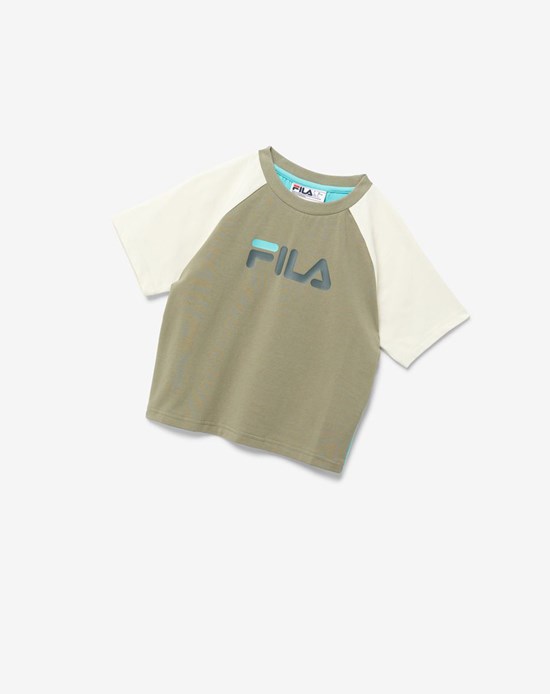 Fila Aisha Tee Modre Tyrkysové | WJF-150673