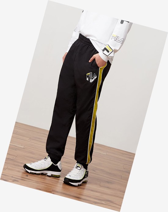 Fila Biko Tracking Pant Blk/Sulph/Wht | PVB-120863