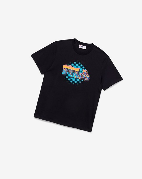 Fila Breckin Tee Čierne | QIC-928145