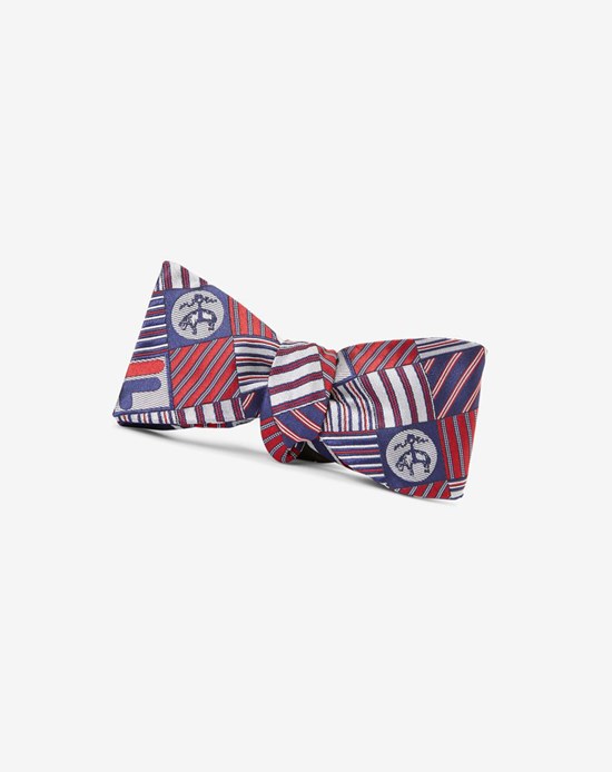 Fila Brooks Brothers X Fila Double Reversible Bow Tie Červené | WAE-946503