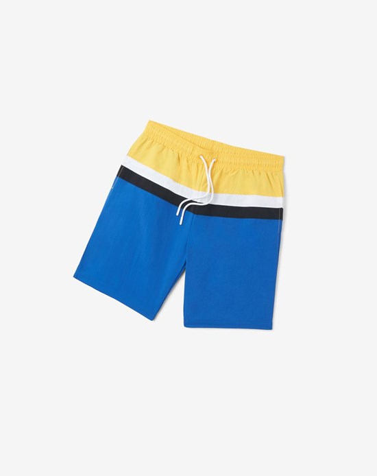Fila Charlie Swim Kratke Biele Citrón Modre | SJX-067431