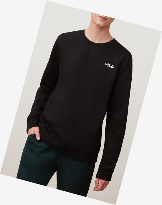Fila Colona Sweatshirt Čierne Biele Červené | TQU-975312