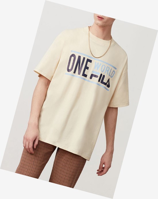 Fila Davide Tee Bsand/Pblu/Peac | FZB-749238