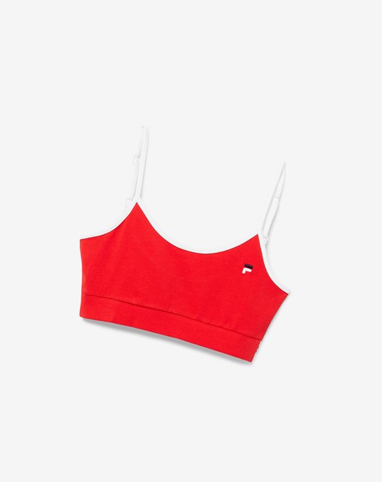 Fila Deeba Bra Top Červené Biele | ALG-498175