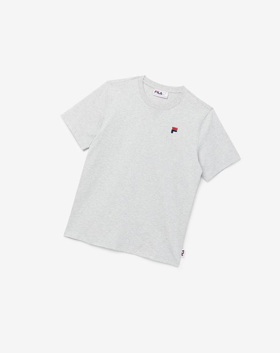 Fila Derion Tee Svetlo Siva | DAU-136549