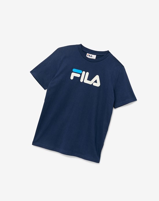Fila Eagle Tee Modre | QHD-425163