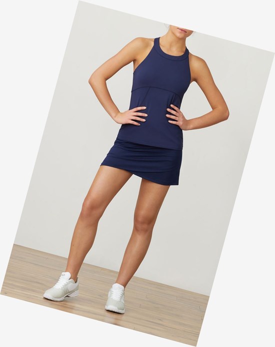 Fila Essentials Halter Tank Námornícka Modrá | DLK-765108