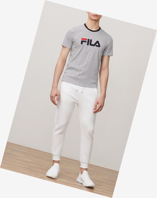 Fila Fila Milano Printed Kratke Sleeve Tee Čierne | JXB-837265