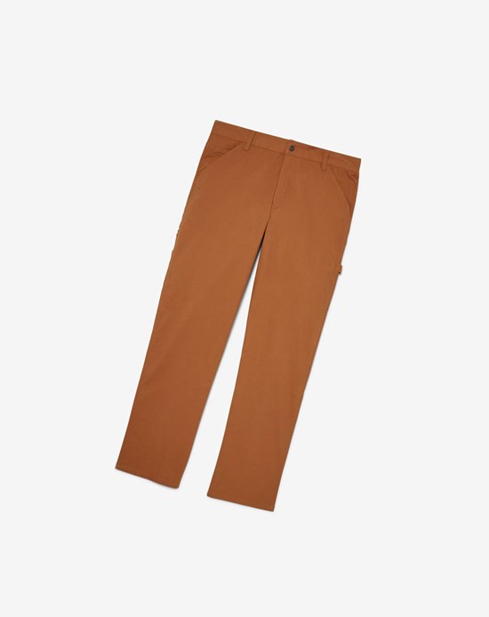 Fila Flannel Podsite Carpenter Pants - 32 Inseam 971 Chestnut | IBV-658317