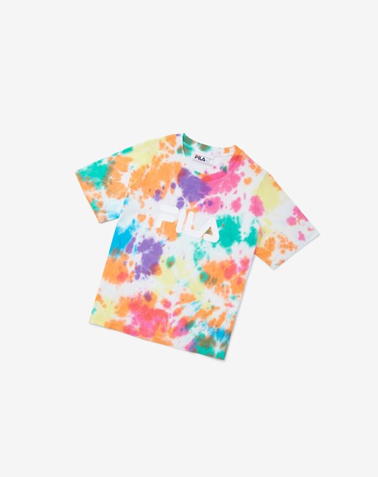 Fila Hannah Tie Dye Tee 770 Multi Color | GUE-471356