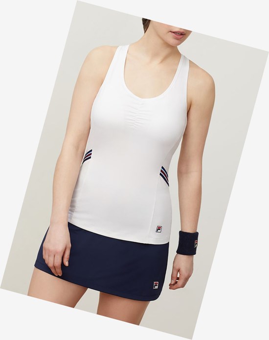 Fila Heritage Cami Wht/Navy/Cred | CVI-246095
