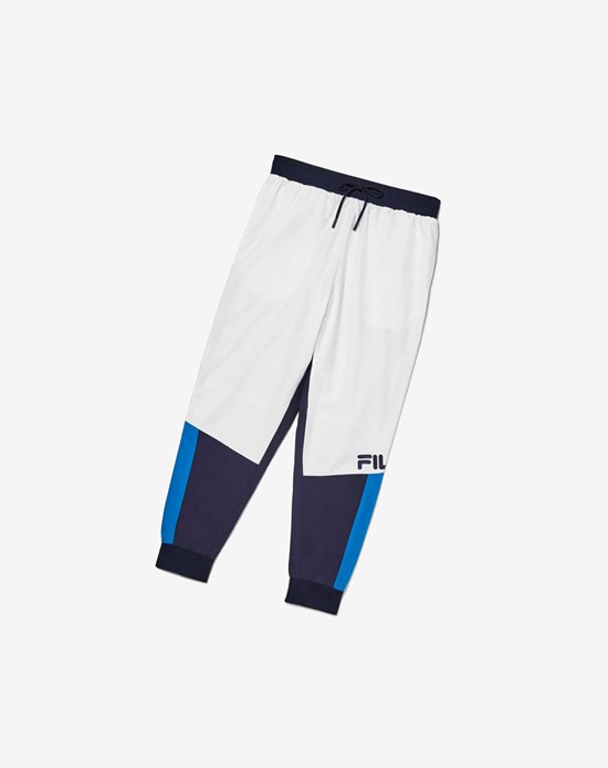 Fila Hudson Tracking Pant Biele Námornícka Modrá Modre | MQL-095843