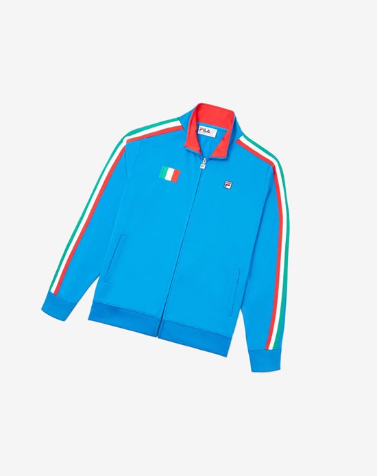 Fila Italy Tracking Jacket Modre Červené | YCV-279083