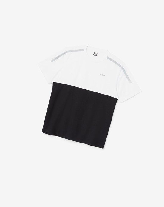 Fila Jani Crew Biele Čierne Strieborne | HBI-945163