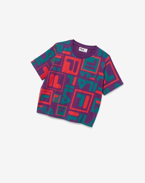 Fila Josephine Tee Modre | RKX-581794