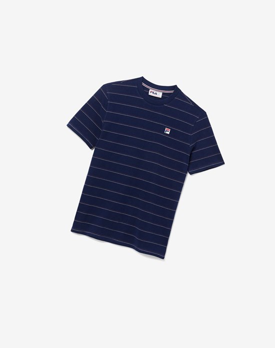 Fila Leon Tee 412 Peacoat / Prune / Mushroom | ZXL-206154