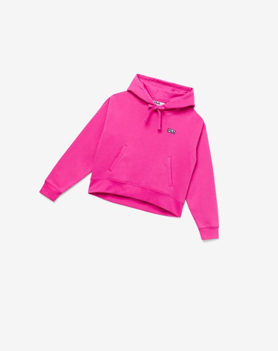 Fila Marina Hoodie Ruzove | KEJ-641725
