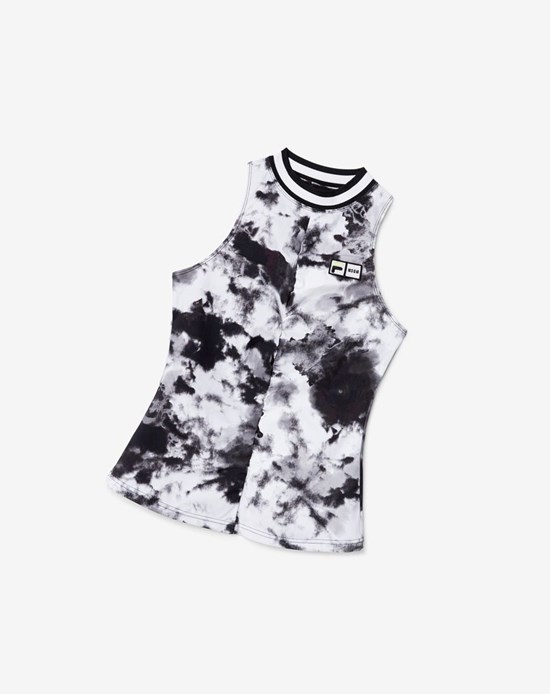 Fila Msgm X Fila Raceback Tank Čierne | WKC-641097