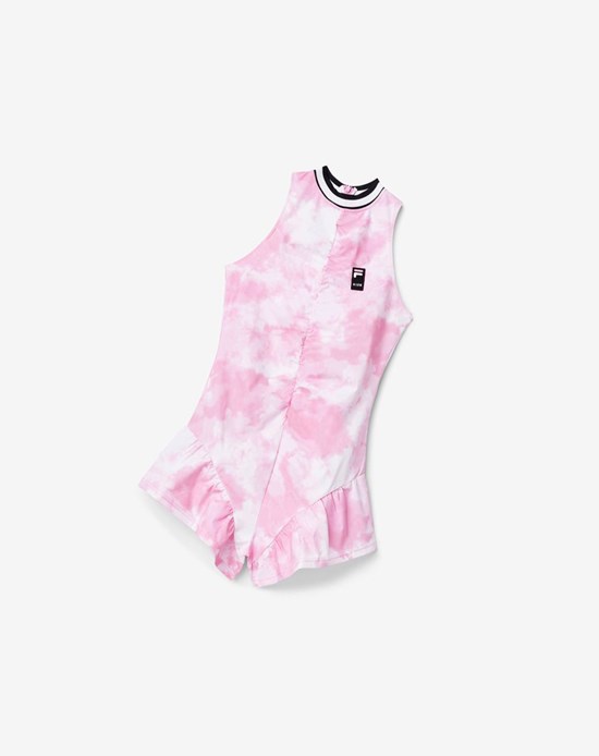 Fila Msgm X Fila Tie Dye Romper Saty Ruzove | IOG-531924