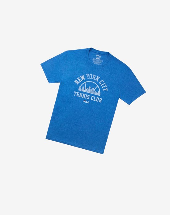Fila Nyc Vintage Club Tee Kráľovská Modrá | NIY-401253