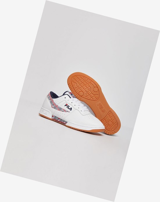 Fila Original Fitness Haze Sneakers Wht/Fnvy/Fred | WZL-421836