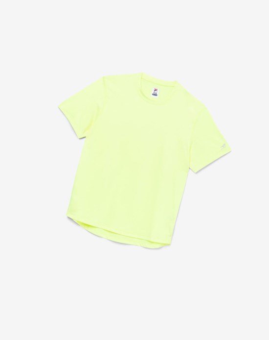 Fila Pickleball Scallop Hem Crew Žlté | UWI-659148