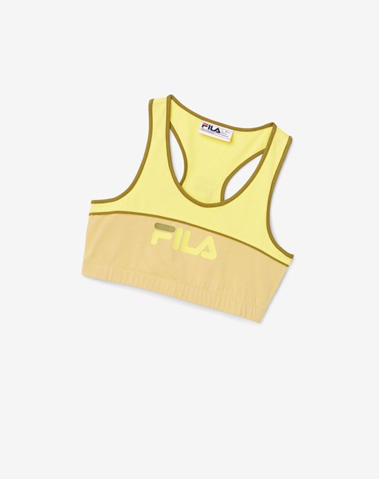 Fila Poesia Bra Top Olivovo Zelená | ULC-915847