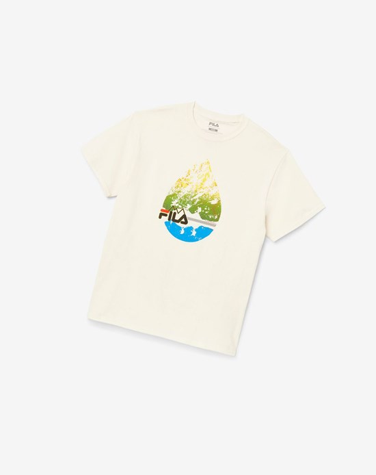Fila Raindrop Tee 132 Gardenia | AVF-762458
