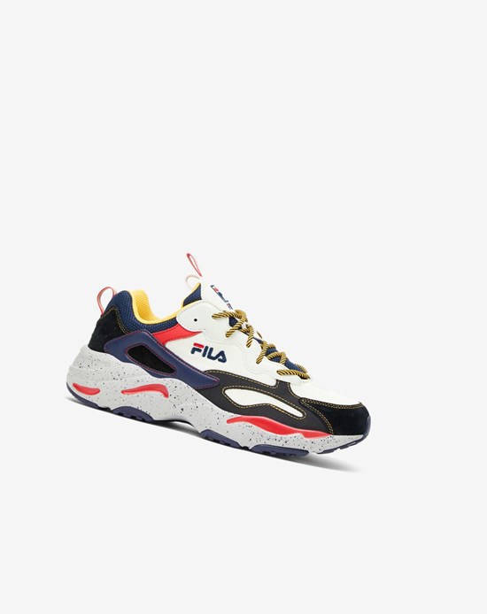 Fila Ray Tracer Sneakers Námornícka Modrá Strieborne Čierne | XNE-609841