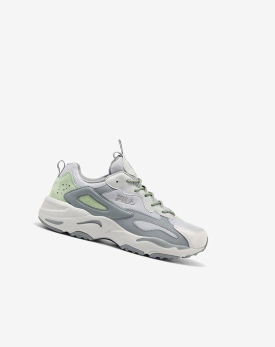 Fila Ray Tracer Sneakers Siva Zelene | CRJ-528314