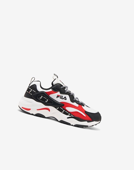 Fila Ray Tracer Tarvos Sneakers Biele Čierne Červené | HLJ-498521