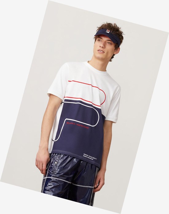 Fila Salza Tee Wht/Peac/Cred | QWC-247581