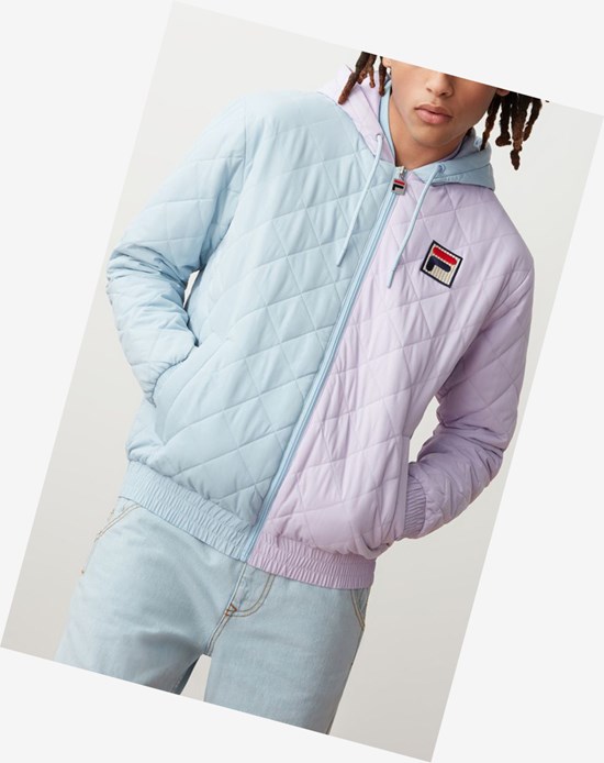 Fila Sawyer Prešívané Jacket Plil/Cblu | BNR-519842