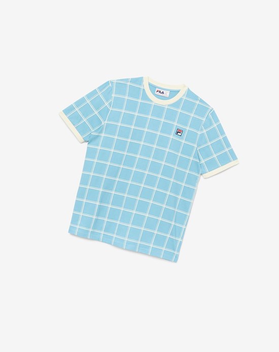 Fila Slate Ringer Tee Modre | IMS-351607