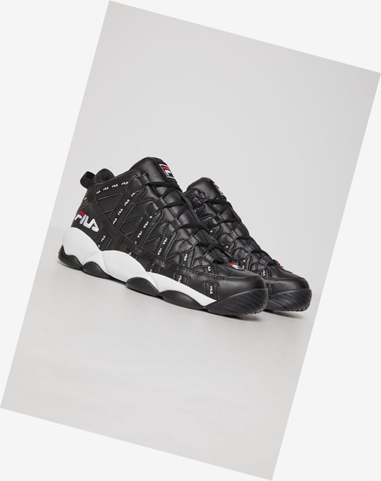 Fila Stackhouse Spaghetti Repeat Sneakers Čierne Biele Červené | VIU-985762