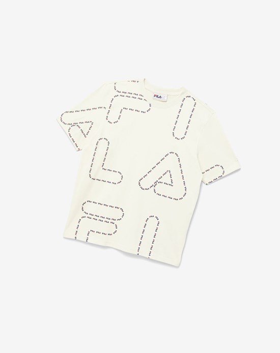 Fila Stevie Tee Červené | GFL-459817