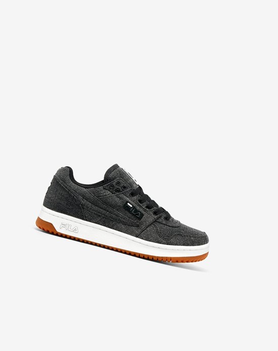 Fila T-2 Denim Tenisove Shoes Čierne Biele | PDT-735640