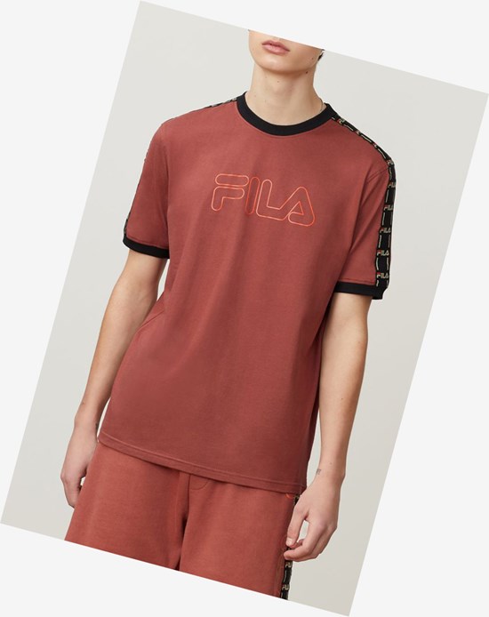 Fila Thebe Tee Mahog/Chil/Cemt | ZLS-390628