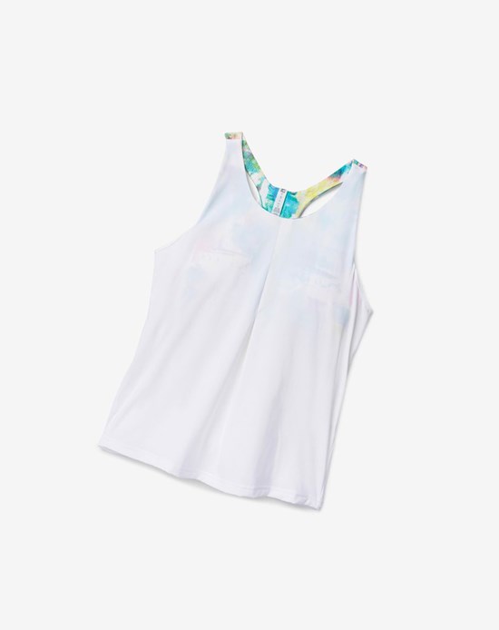 Fila Tie Breaker Double Layer Racerback Tank Biele | XNF-560387