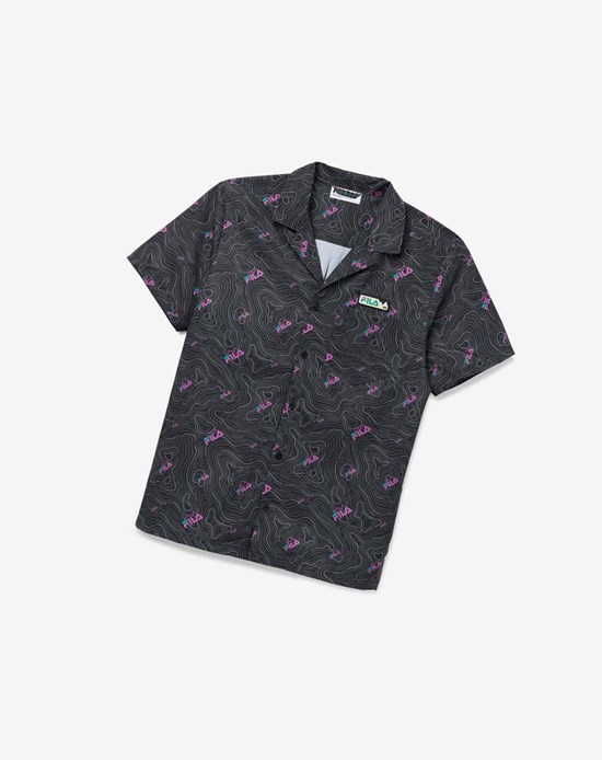 Fila Topo Caban Shirt Čierne Čierne | QXR-316259