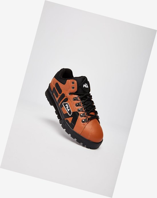 Fila Trailblazer Tenisove Shoes Svetlo Hnede Čierne Biele | EOA-396817