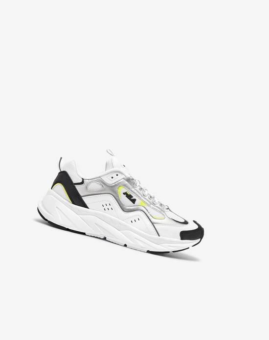 Fila Trigate Sneakers Biele Čierne Strieborne | QUL-043719