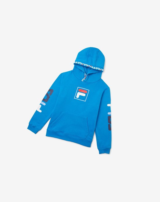 Fila Tyrone Hoodie Modre | OZR-895634