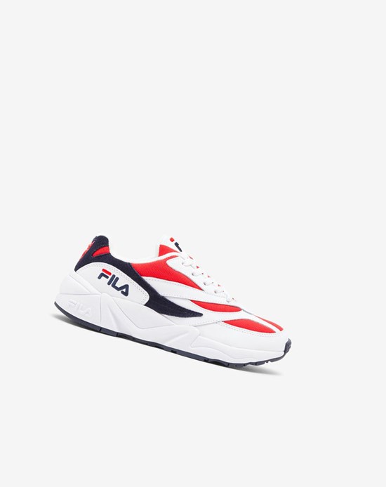 Fila V94m Tenisove Shoes Fred/Wht/Fnvy | GBI-753140