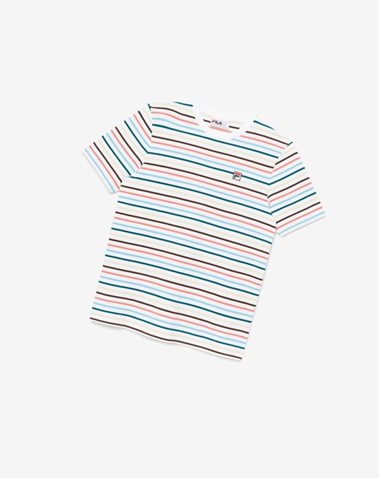 Fila Vara Tee Biele | WOS-092318