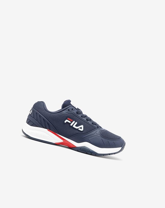 Fila Volley Zone Tenisove Shoes Námornícka Modrá Červené Biele | UIV-327189