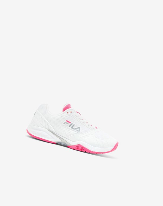 Fila Volley Zone Tenisove Shoes Wht/Kopk/Wht | XTH-129840