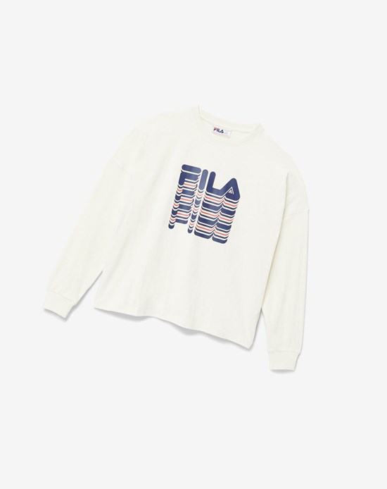 Fila Wendell Long Sleeve Tee Červené | XJP-609375