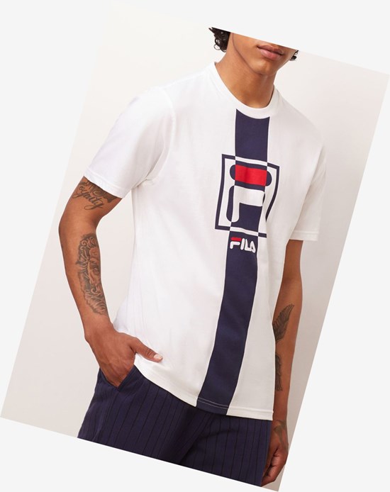 Fila Wes Tee Biele | PSG-049536