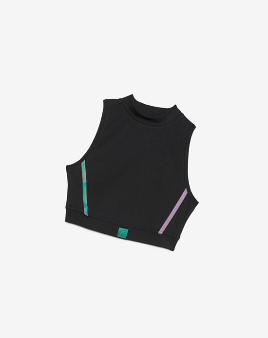 Fila Zola Crop Top Čierne | ENT-086921